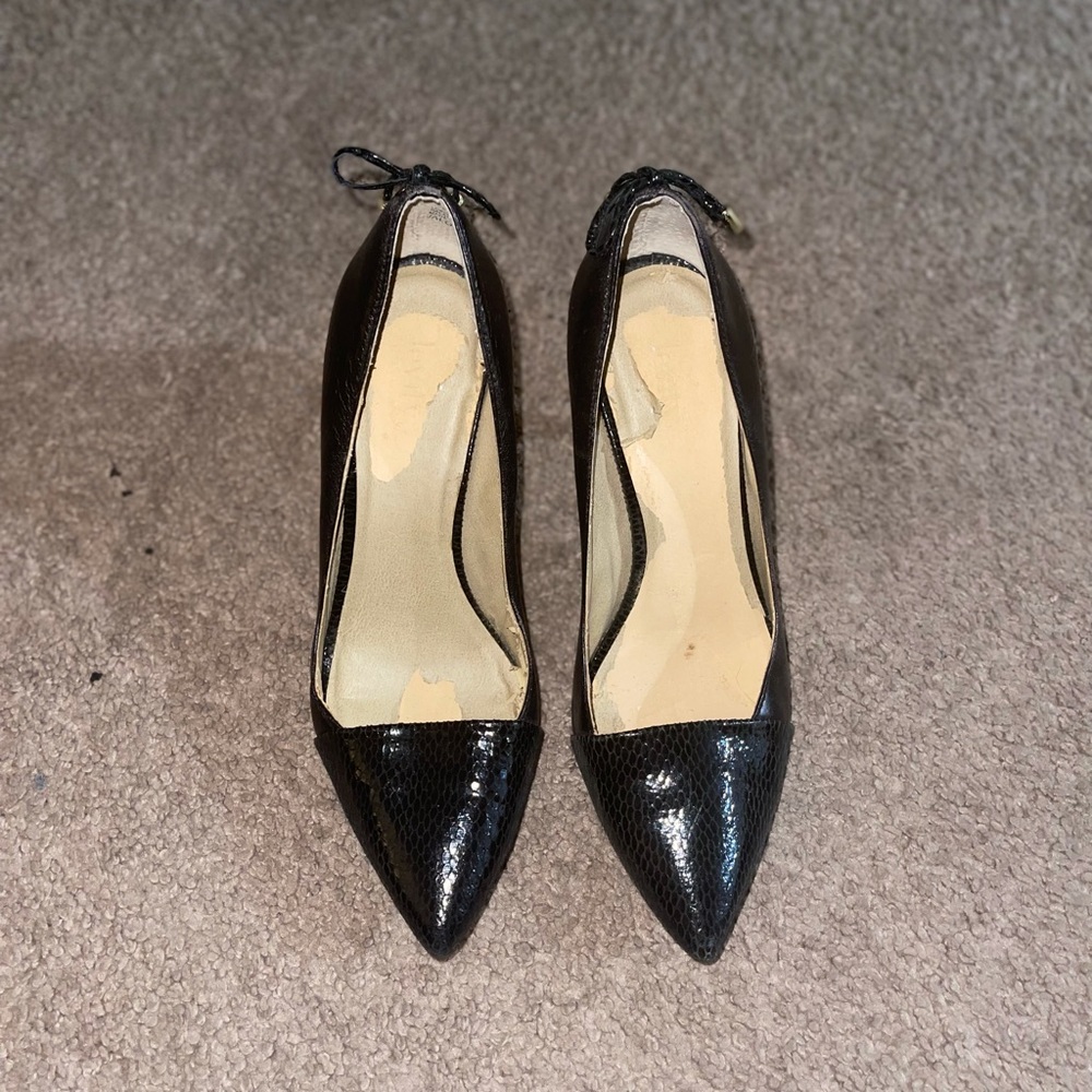 Levity black heels